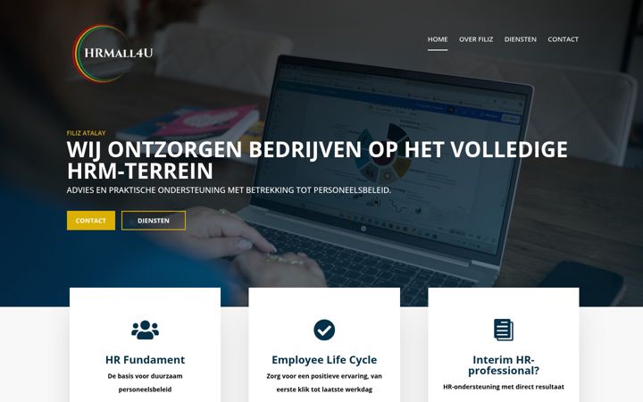 Screenshot of hrmall4u.nl
