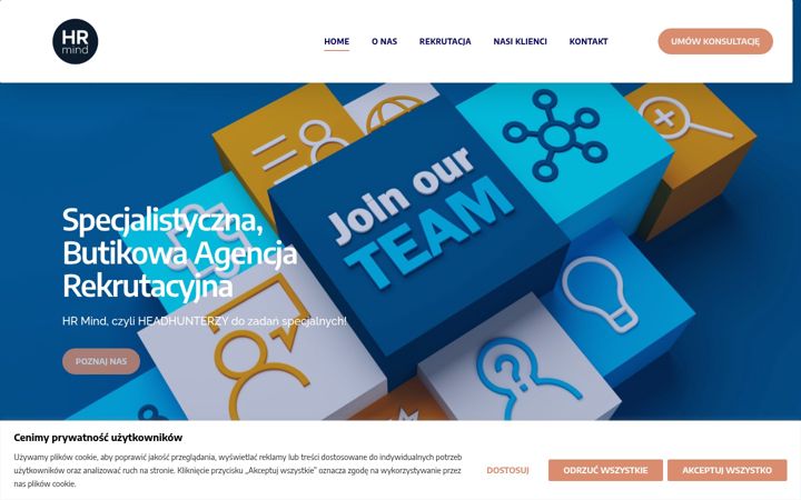 Screenshot of hrmind.pl