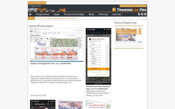 Screenshot of hrmprofil.de