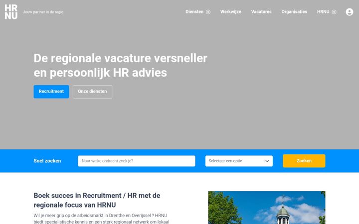 Screenshot of hrnu.nl