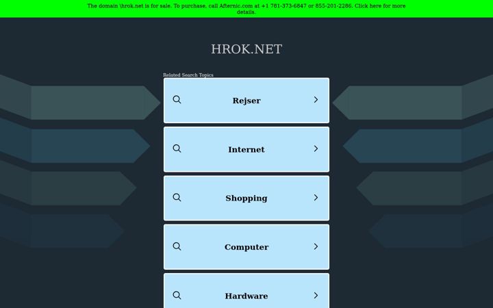 Screenshot of hrok.net