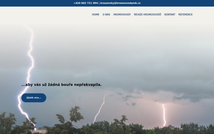 Screenshot of hromosvodymk.cz