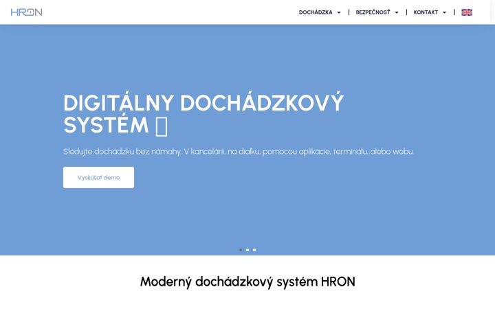 Screenshot of hron.tech
