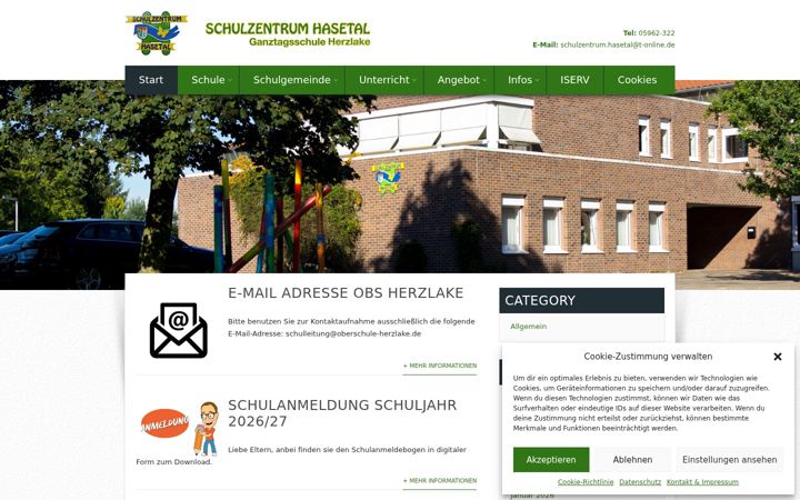 Screenshot of hros-herzlake.de