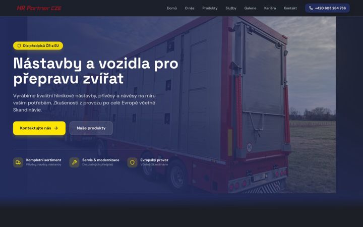Screenshot of hrpartner.cz
