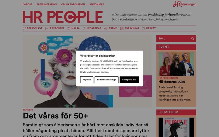 Screenshot of hrpeople.se