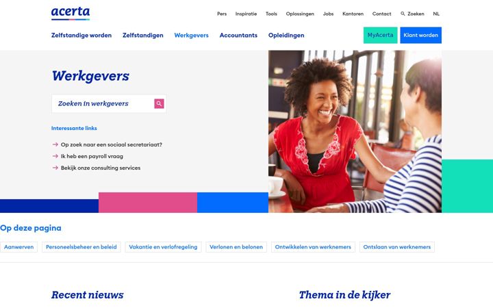 Screenshot of hrplaza.be