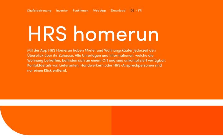 Skærmbillede af hrs-homerun.ch