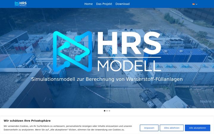 Screenshot of hrs-modell.de
