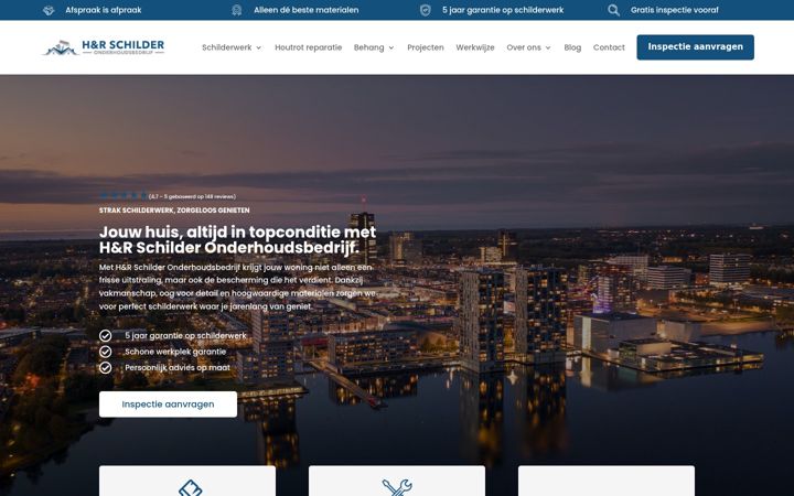 Snímek obrazovky hrschilderonderhoud.nl