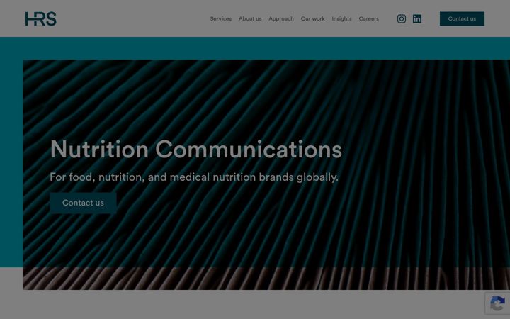Screenshot of hrscommunications.com