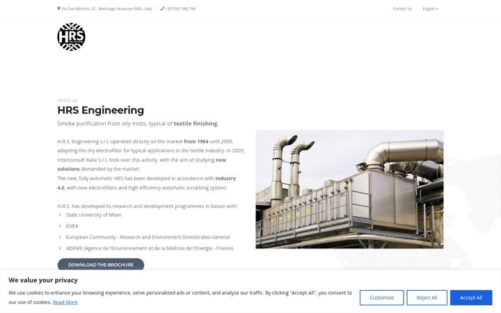 Screenshot of hrseng.com