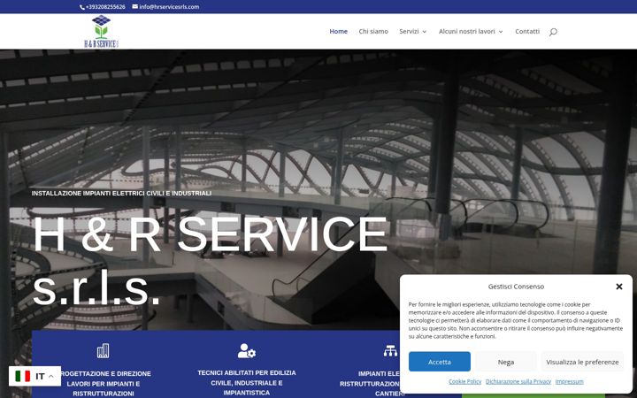 Screenshot of hrservicesrls.it