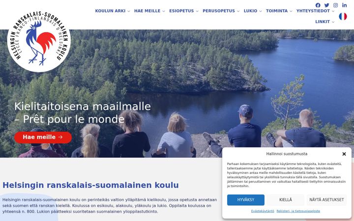 Screenshot of hrsk.fi