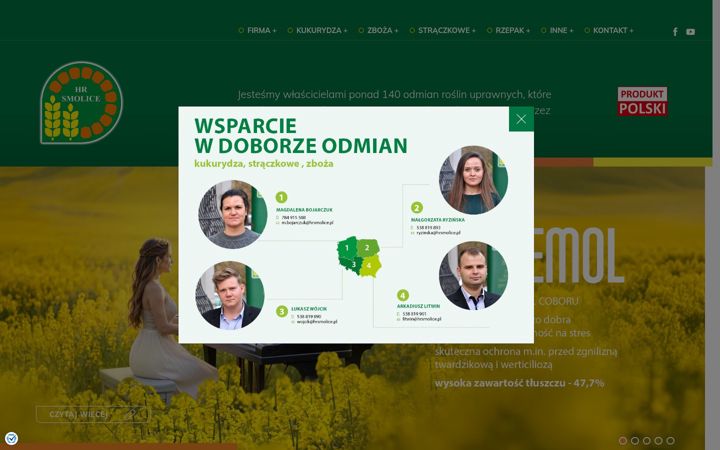Screenshot of hrsmolice.pl