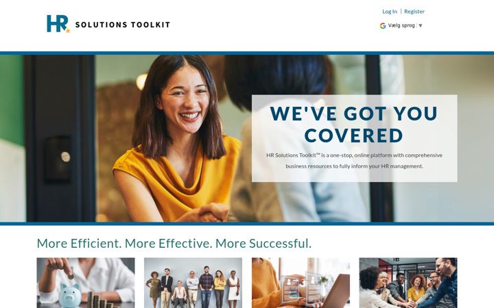 Screenshot of hrsolutionstoolkit.com