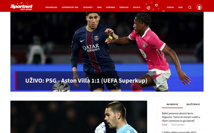 Screenshot of hrsport.net