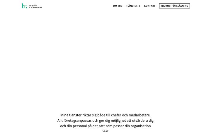 Screenshot of hrstodkompetens.se