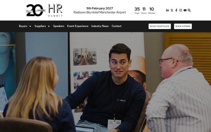 Screenshot of hrsummits.co.uk