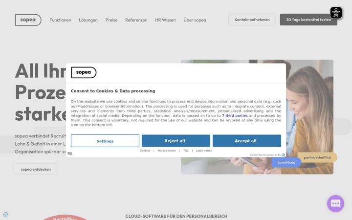 Screenshot of hrtool24.de