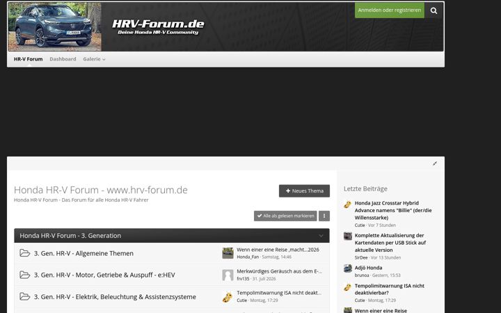 Screenshot of hrv-forum.de
