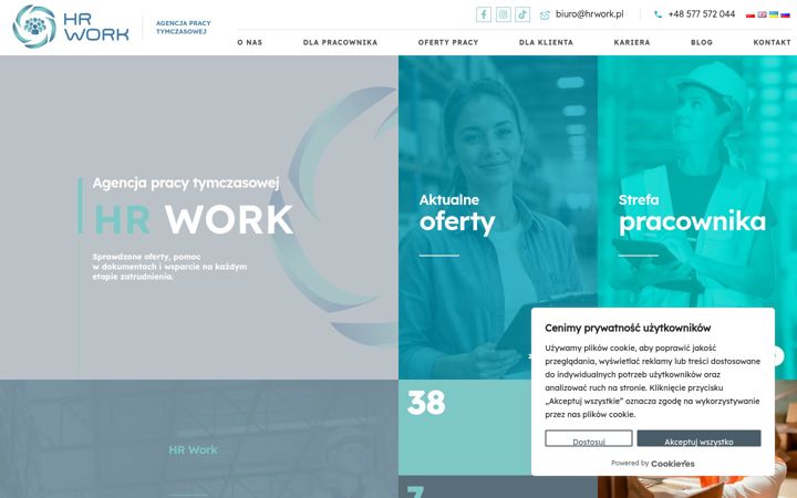 Screenshot of hrwork.pl
