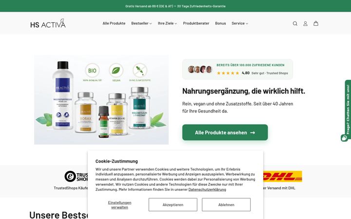 Screenshot of hs-activa.com