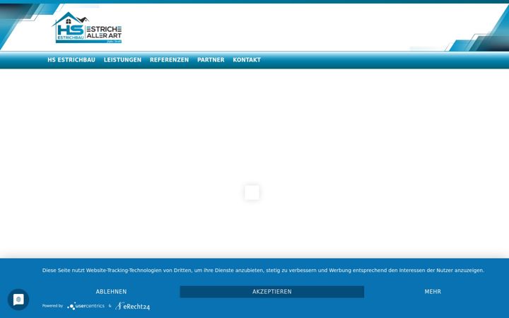 Screenshot of hs-estrichbau.de