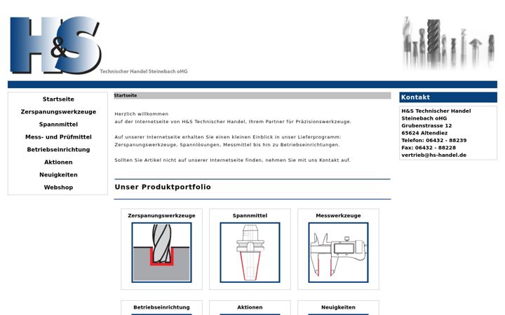Screenshot of hs-handel.de