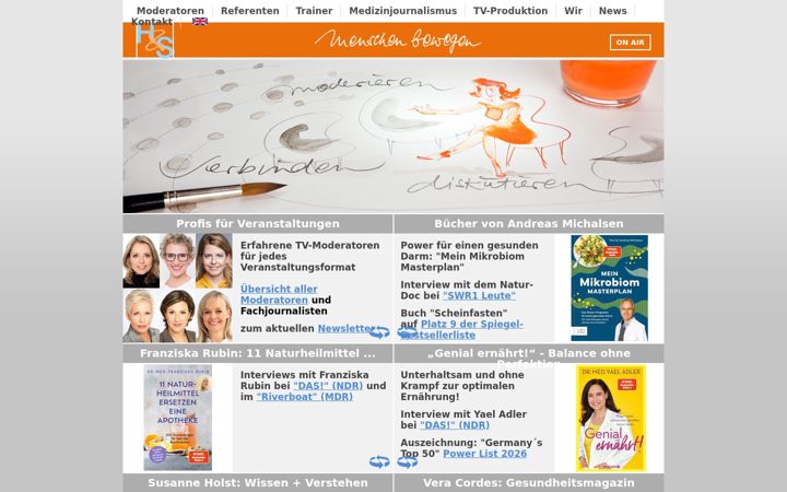 Screenshot of hs-hh.de