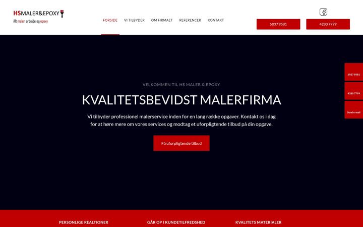 Screenshot of hs-malerogepoxy.dk