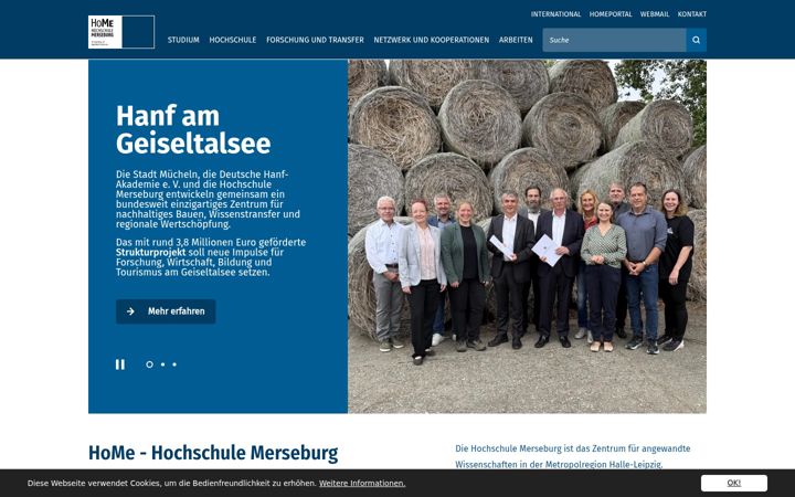 Screenshot di hs-merseburg.de