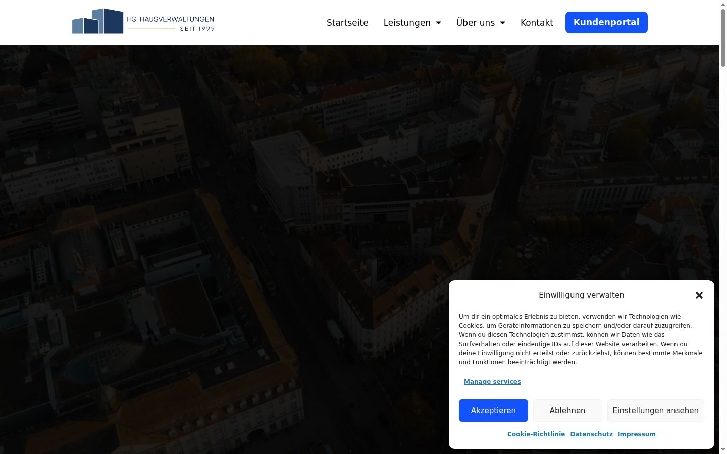 Capture d'écran de la bannière de consentement affichée avant toute interaction