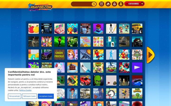 Screenshot of hsafod.com