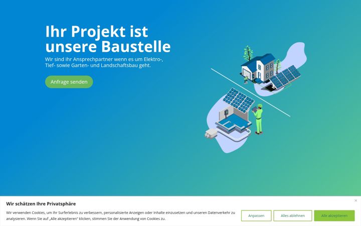Screenshot of hsbauservice.de