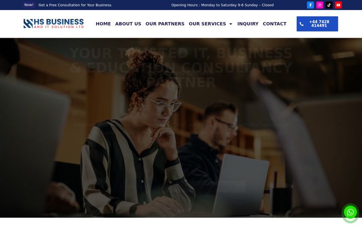 Screenshot of hsbits.co.uk