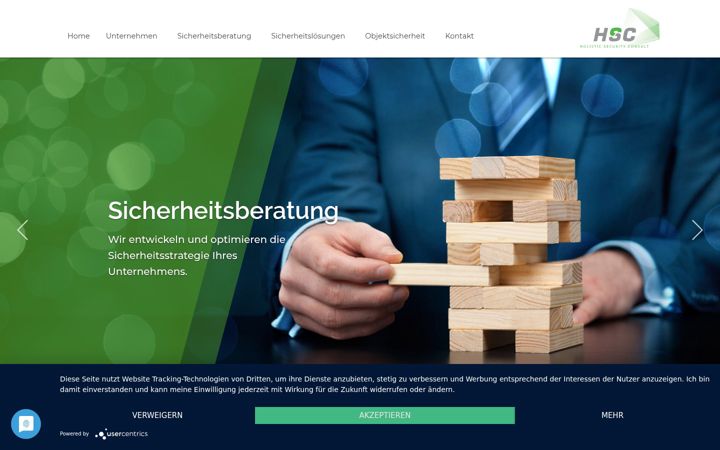 Screenshot of hsc-security.de