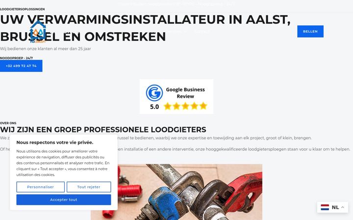 Screenshot of hsconcept.be