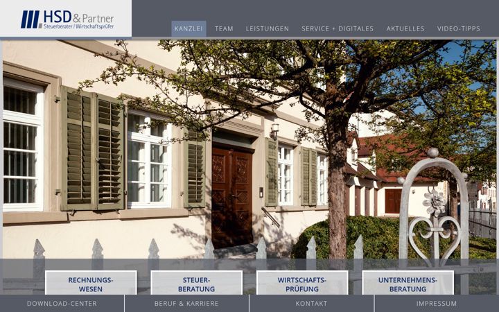 Screenshot of hsd-partner.de