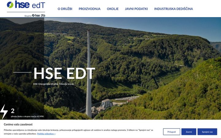 Screenshot von hse-edt.si