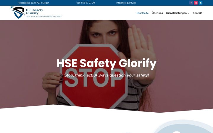 Screenshot of hse-glorify.de