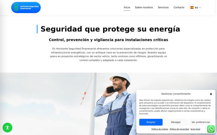 Screenshot of hse-spain.com