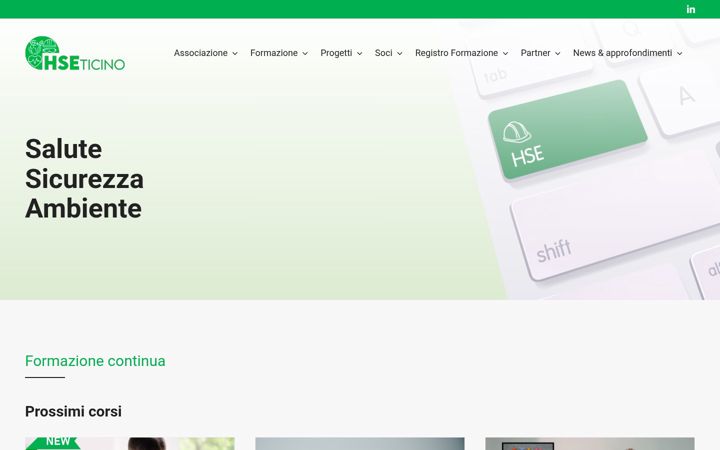 Screenshot of hse-ticino.ch