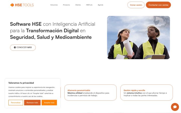 Screenshot of hse.software