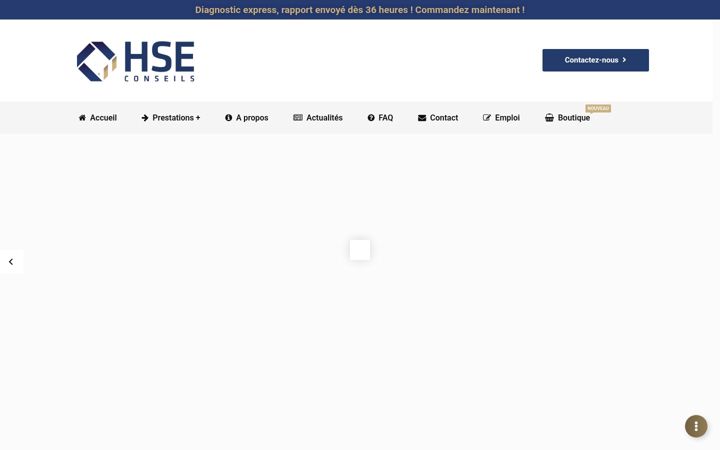 Screenshot of hseconseils.ch