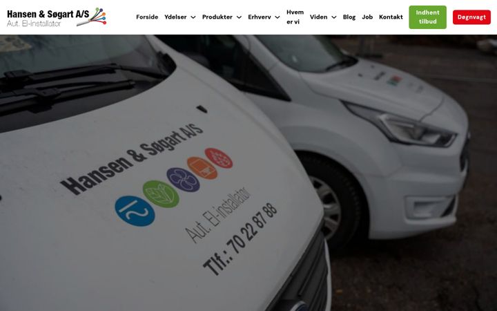 Screenshot of hsel.dk