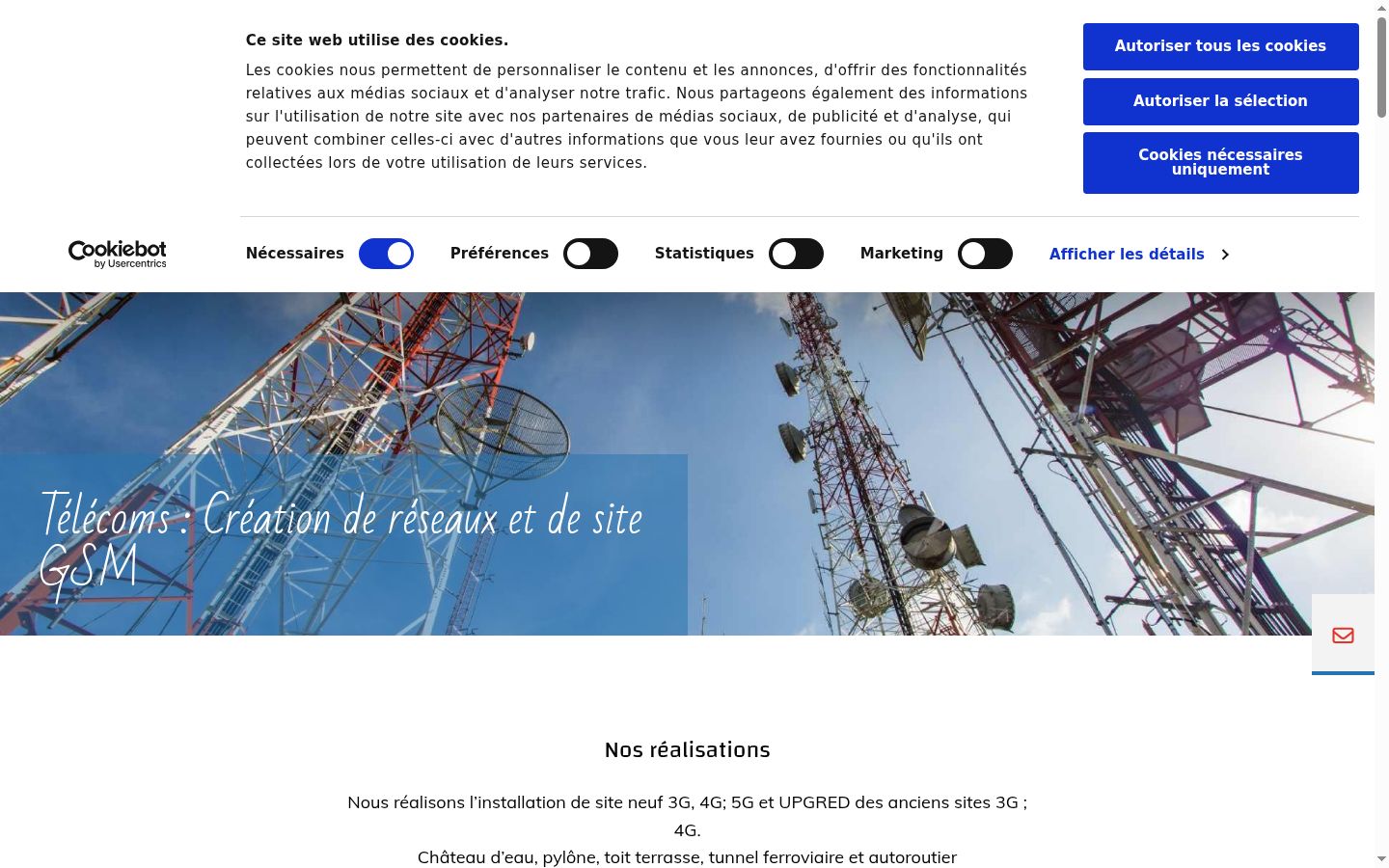Screenshot tal-banner tal-kunsens muri qabel kwalunkwe interazzjoni