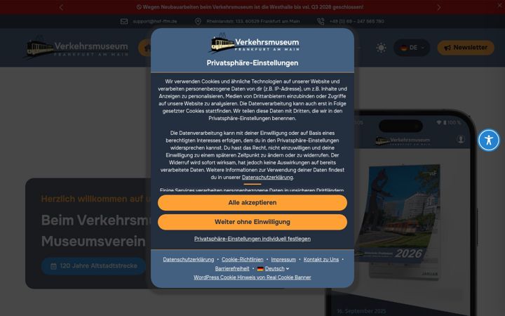 Screenshot of hsf-ffm.de