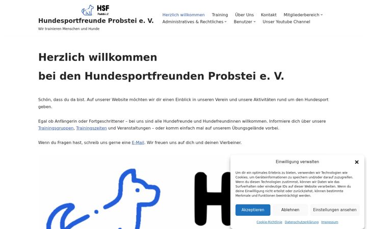 Screenshot of hsf-probstei.de