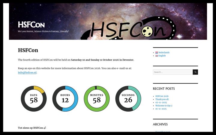 Screenshot of hsfcon.nl